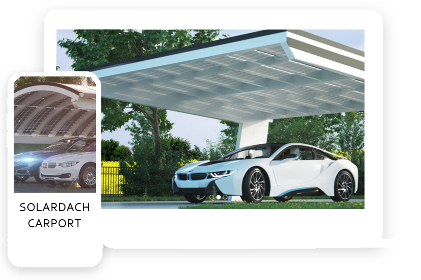 Webseite Solardach Carport